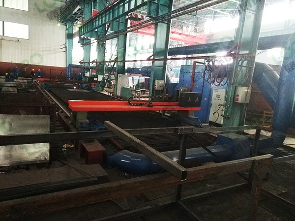 德州某重工企業(yè)等離子切割除塵系統(tǒng)竣工