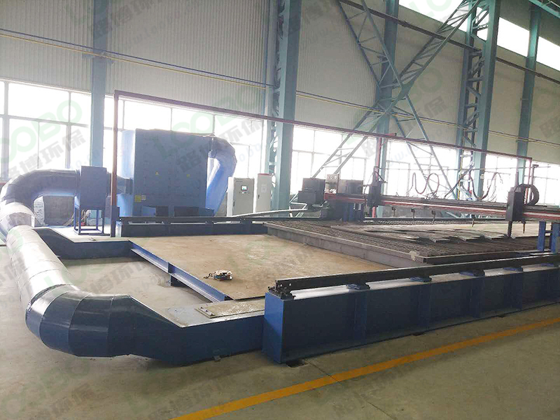 等離子切割機除塵系統(tǒng)切割煙塵治理案例解析